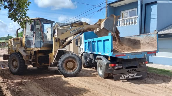 Cordón cuneta en el Pasaje Juan Pedro Martini