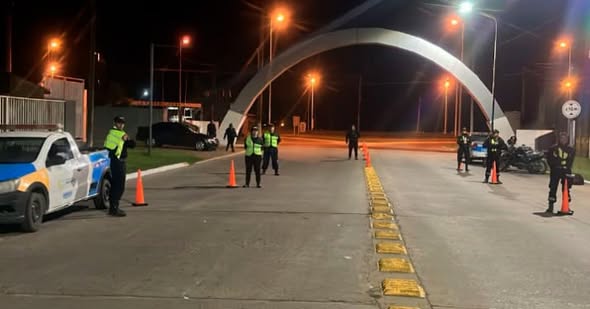 Operativos de control de tránsito en Chacabuco
