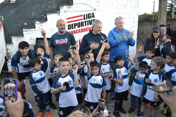 Fútbol infantil en el estadio de River