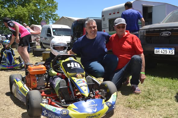 Golía estuvo en la reinauguración del Circuito “Los Sauces”