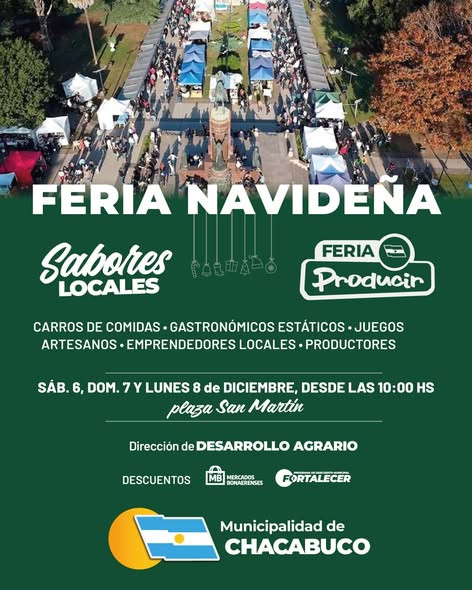Feria Navideña en Plaza San Martín