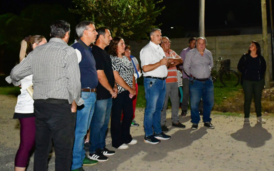 Golía inauguró luminarias LED en calle Liniers y avenida Solís
