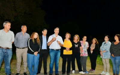 Más iluminación en los barrios en la ciudad