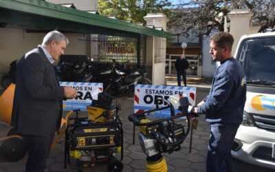 Golía presentó nueva maquinaria para fortalecer el Plan de Bacheo