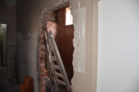 Avanza la obra del sector de Nutrición, Endocrinología y Diabetes en el Hospital Municipal