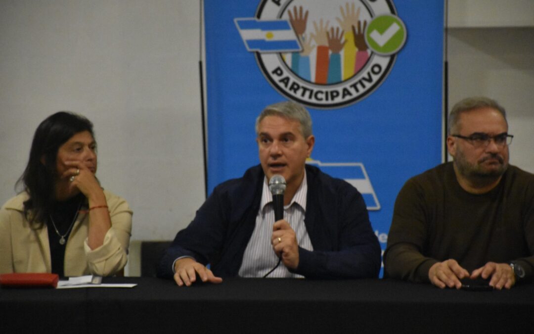 Golía encabezó la primera asamblea del Presupuesto Participativo 2026