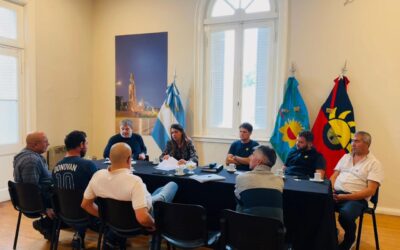 Reunión de trabajo entre funcionarios municipales y la Sociedad Rural