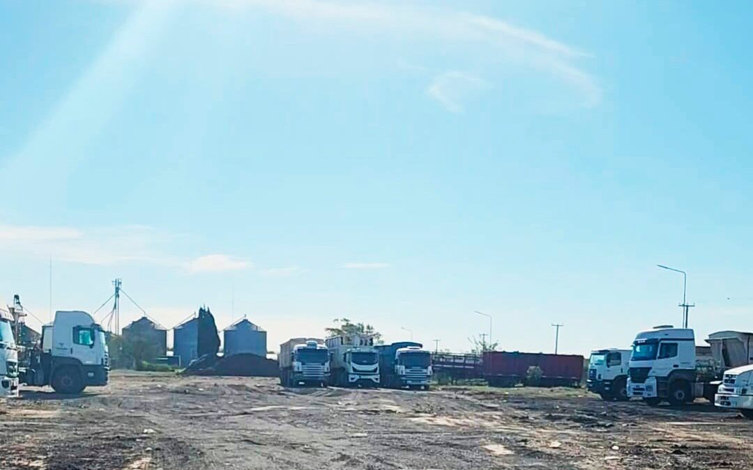 Mejoras en la playa de estacionamiento de camiones durante el fin de semana