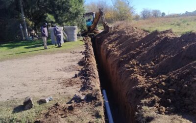 Más obras y mayor servicio para los vecinos: ampliación de la red cloacal
