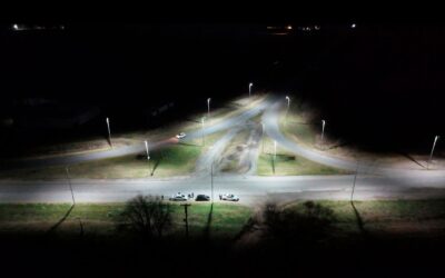 VOLVIÓ LA ILUMINACIÓN EN LA CURVA CANTONI, INTERSECCIÓN DE LAS RUTAS 30 Y 191