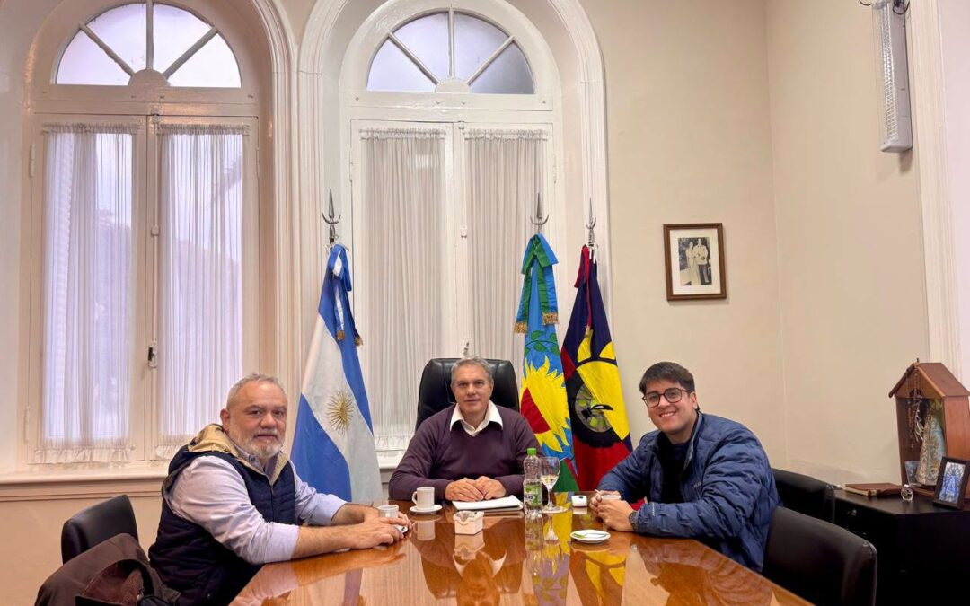 Reunión de trabajo con el presidente de la sociedad de fomento de Los Ángeles