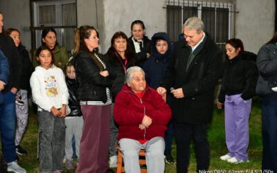 Inauguraron 8 cuadras de iluminación LED en el barrio «La Construcción»
