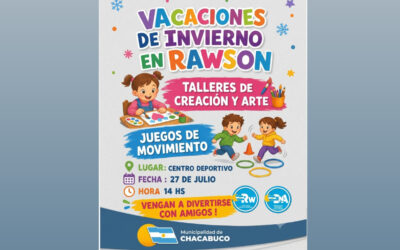 Este lunes en Rawson 2da semana se vacaciones con actividades GRATIS