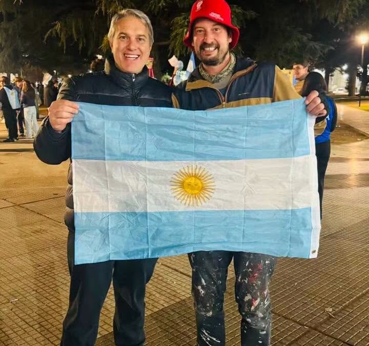 Golía destacó la sana convivencia durante los festejos por el triunfo de la Selección Argentina
