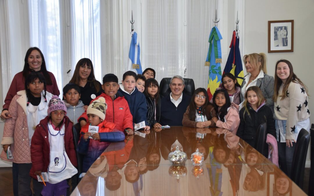 Golía recibió a alumnos y alumnas de la Escuela N° 26 en su despacho