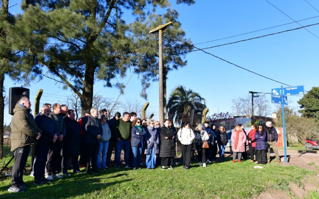 Una calle de Chacabuco lleva desde hoy el nombre de Ángel Spataro
