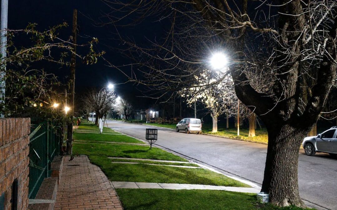 Continúa el Plan de Iluminación LED en las localidades y en Chacabuco