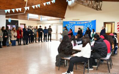 Golía inauguró nuevos baños para la Escuela Primaria Nº 45 y Secundaria Nº 6