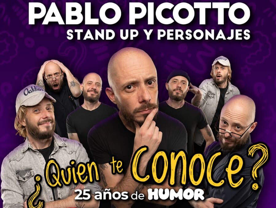Una noche de gran humor: Pablo Picotto llega por primera vez al histórico Teatro Italiano de Rawson