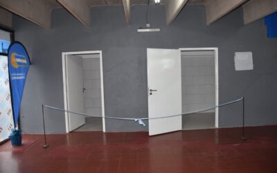 Golía inauguró los baños adaptados para personas con discapacidad en el Polideportivo Municipal