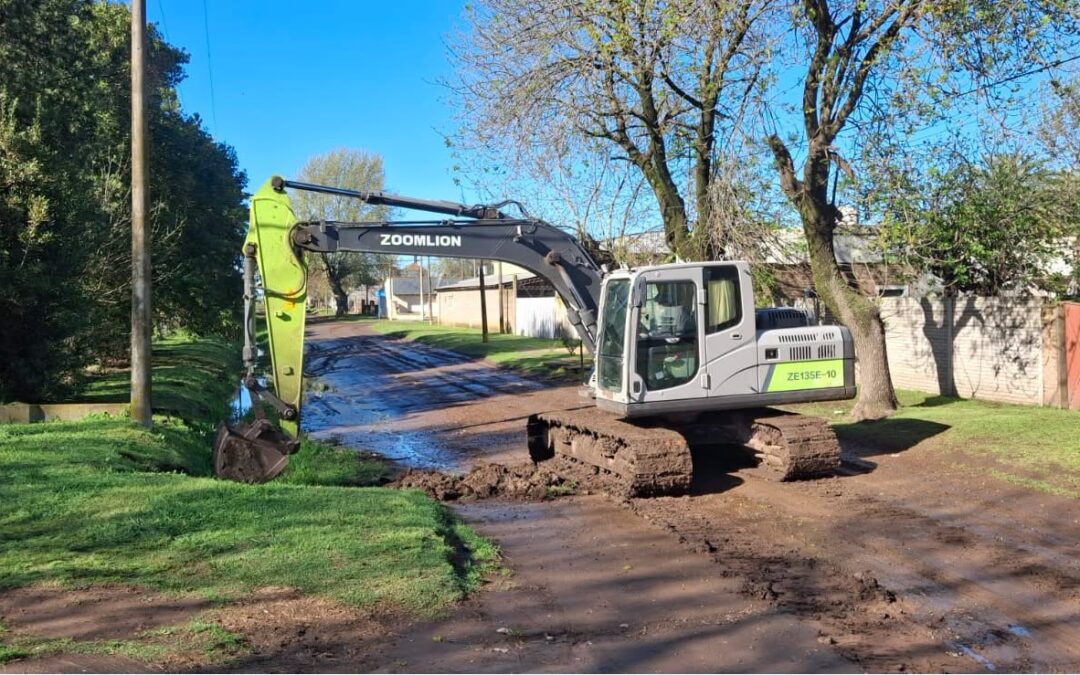 Canalización y saneamiento de canales pluviales en O’Higgins
