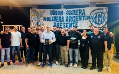 Golía acompañó el festejo por el Día del Trabajador Molinero