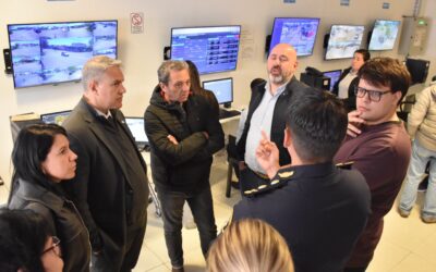 Más Seguridad: Golía y Bellone presentaron la puesta en funcionamiento de la Plataforma Multiagencia en el Centro de Monitoreo
